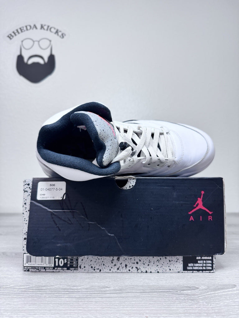 Size 10.5 - Nike Air Jordan 5 Poison Green 136027-115 OG V Retro Fire Red