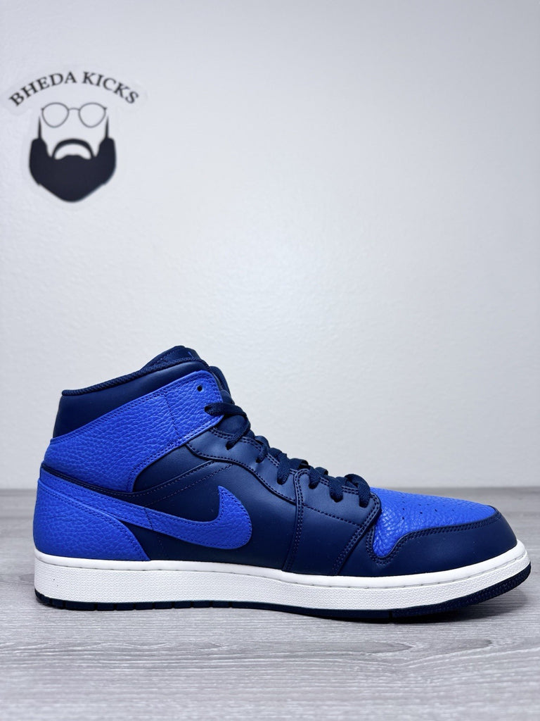 Size 16 - Nike Air Jordan 1 Mid Obsidian Game Royal 2018 554724-412