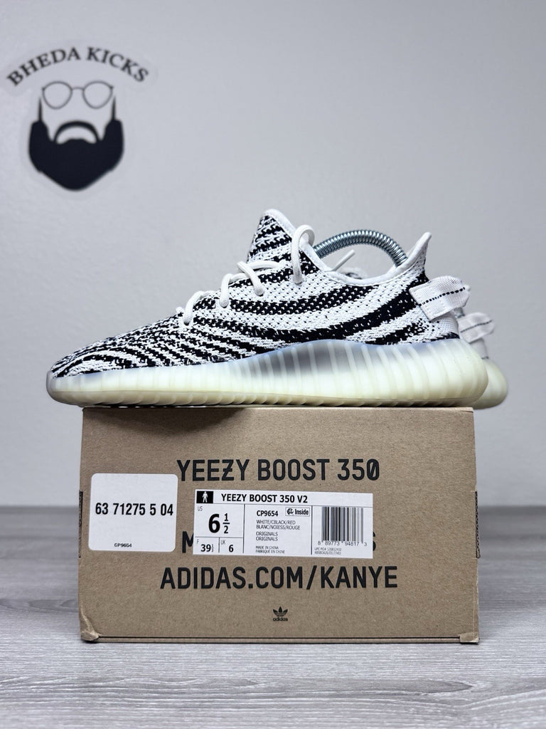 Size 6.5 - adidas Yeezy Boost 350 V2 'Zebra (CP9654) OG Preowned Clean