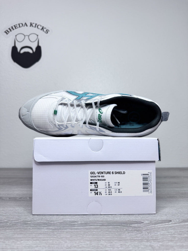 Size 13 - ASICS Hidden NY x Gel Venture 6 Shield ‘White Wasabi’ 1203A778-100