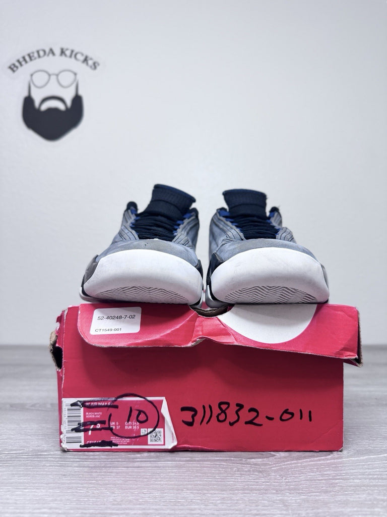 Size 10 - Nike Air Jordan 14 Retro Graphite Navy 311832-011 2011 Preowned