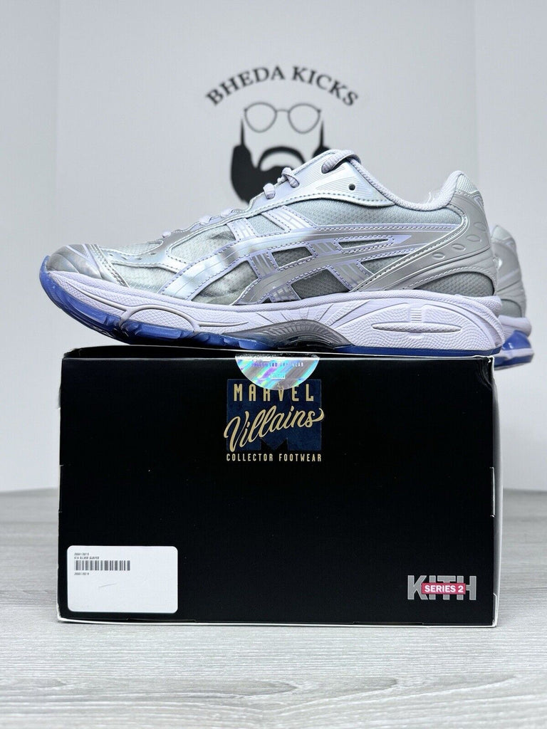 Size 10 - ASICS Gel-Kayano 14 Kith Marvel Villains Silver Surfer NO COMIC NEW DS