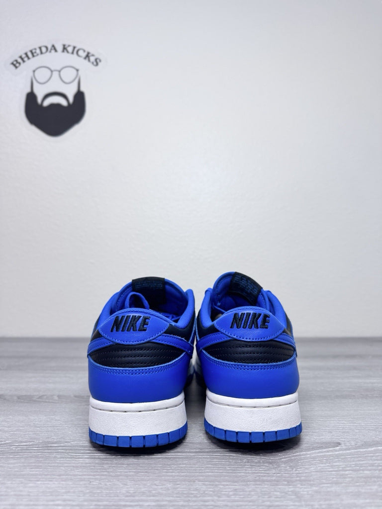 Size 12 - Nike Dunk Low Hyper Cobalt DD1391-001 Duke Black Blue Preowned