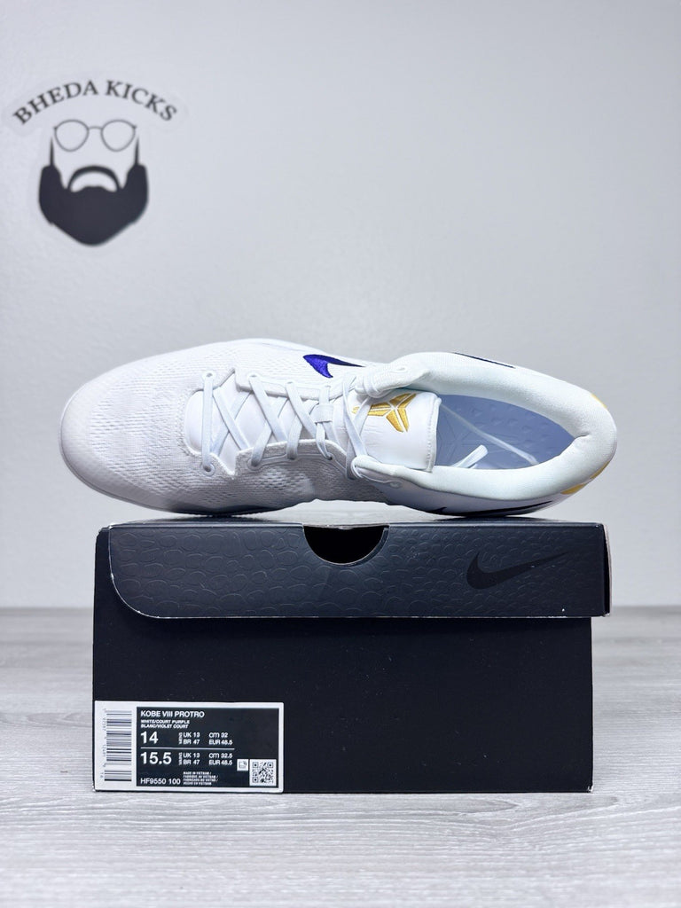 Size 14 - Nike Kobe 8 Protro Lakers Home Nike Men’s HF9550-100 Preowned