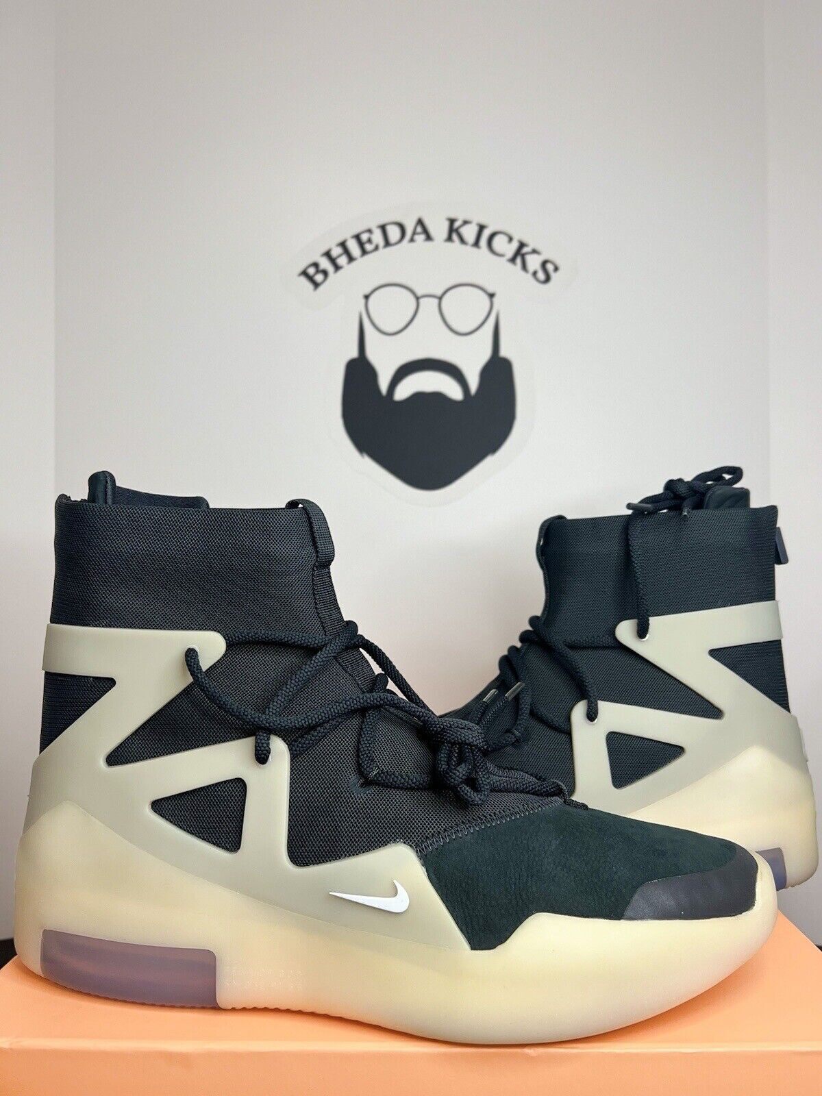 NEW DS Nike Air Fear of God 1 String Off-Noir AR4237-903 (1