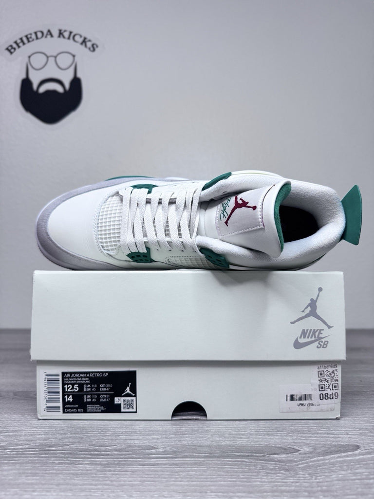 Size 12.5 - Nike Air Jordan 4 Retro SB Pine Green Sail (2023) DR5415-103 Worn 1x