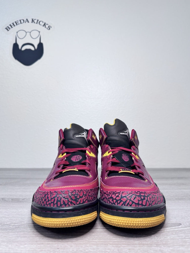 Size 15 - Jordan Son of Mars Low Team Red Gold 2013 Mens 580603-607 Preowned