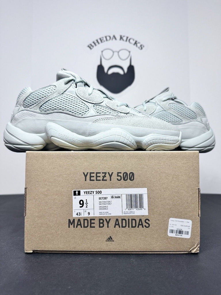 Adidas Yeezy 500 Salt EE7287 Kanye West Suede Sneakers Preowned Men’s Size 9.5