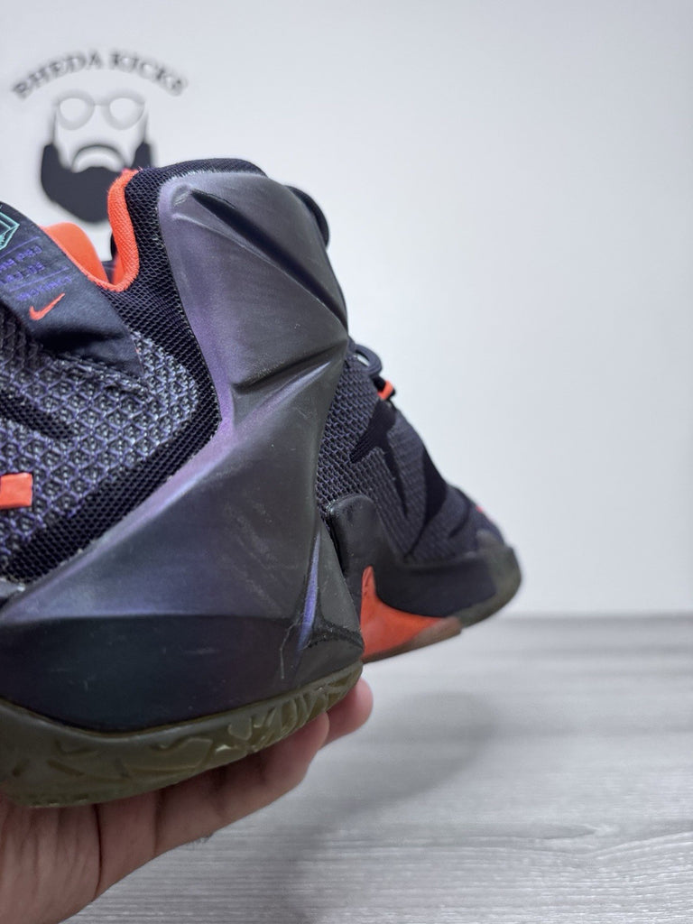 Size 15 - Nike LeBron 12 Instinct 684593-583 Preowned Authentic Og Rare