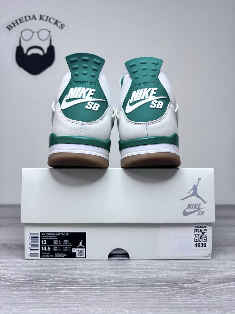 Size 13 - Nike Air Jordan 4 Retro SB Pine Green Sail (2023) DR5415-103