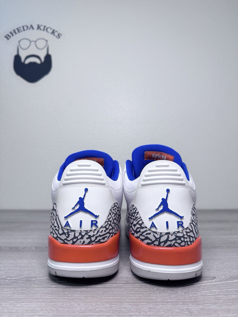 Size 16 - Air Jordan 3 Retro Knicks 136064-148 Preowned Authentic Rare