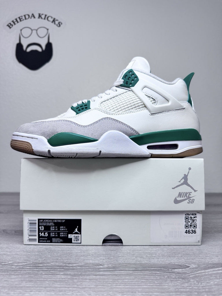 Size 13 - Nike Air Jordan 4 Retro SB Pine Green Sail (2023) DR5415-103