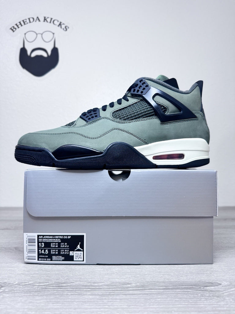 Size 13 - Undefeated x Air Jordan 4 Retro 2025 IB1519-200 Brand New