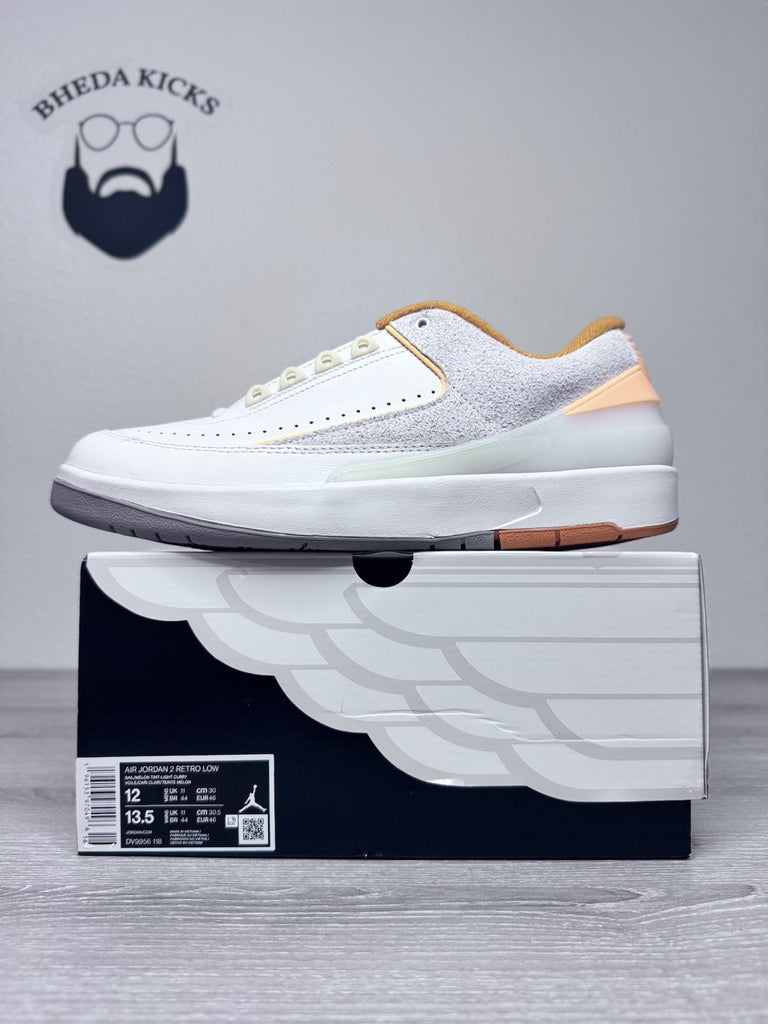 Size 12 - Air Jordan 2 Retro Low Melon Tint DV9956-118 Men's NEW DS