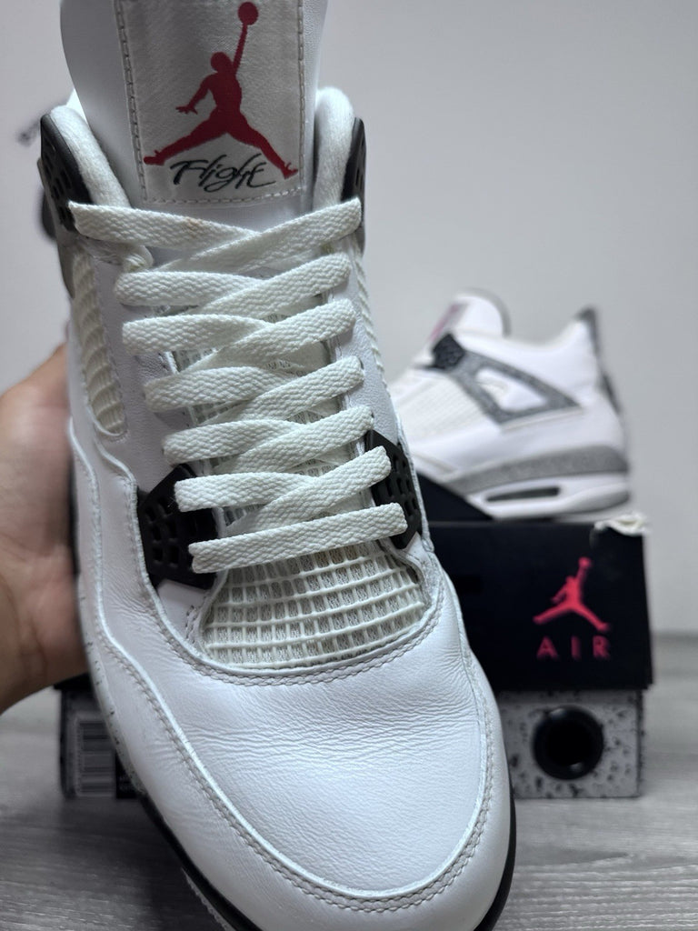 Size 13 - Air Jordan 4 Retro White Cement 4 (2016) 840606-192 Preowned