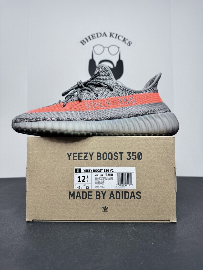 Adidas Yeezy Boost 350 V2 Low Beluga Reflective GW1229 Preowned Men’s Size 12.5