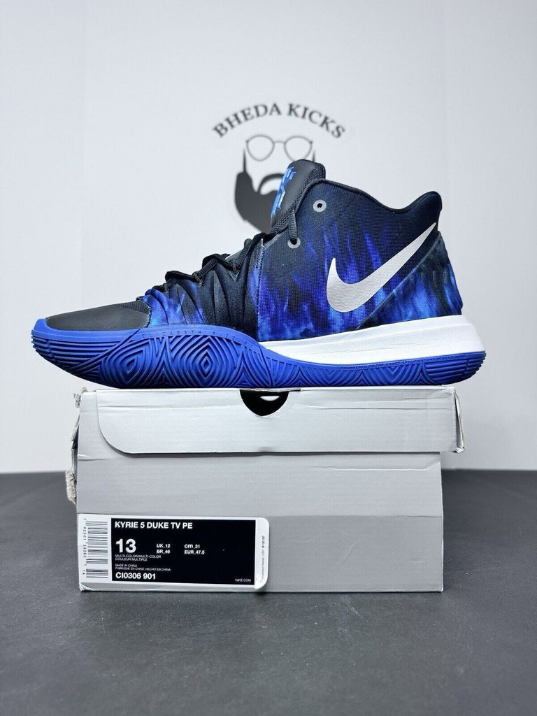 Nike Kyrie V 5 Duke Blue Devils TV PE CI0306-901 Preowned Og Men’s Size 13