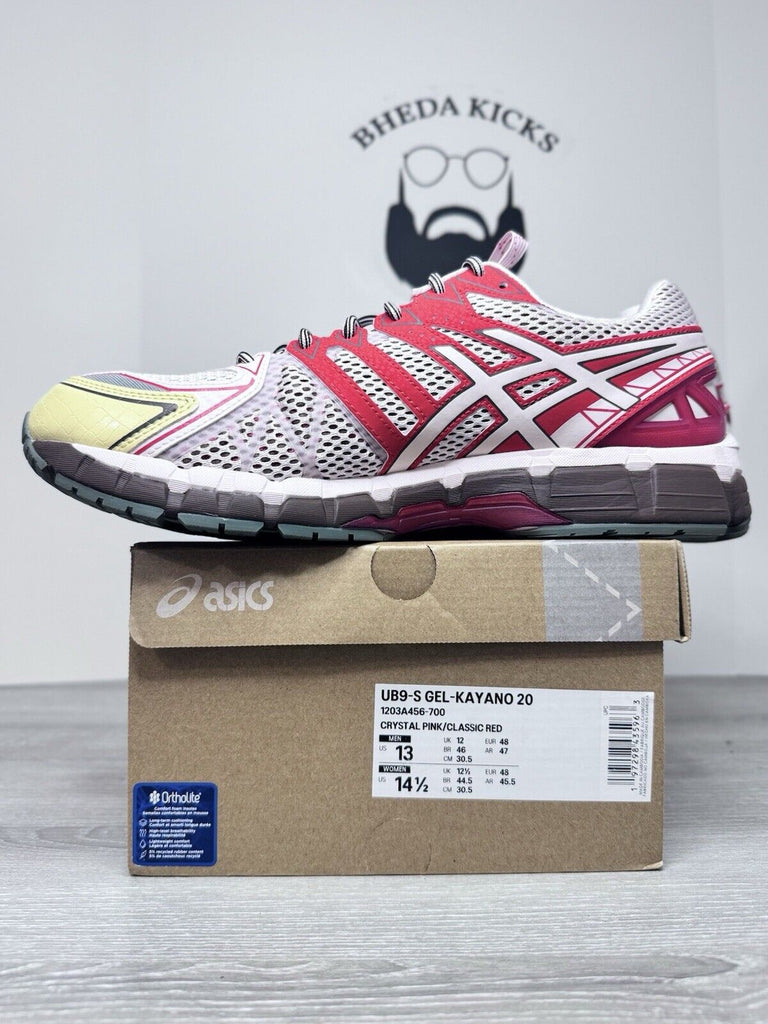 Size 13 - Asics Sportstyle UB9-S Gel-Kayano 20 Crystal Pink Red 1203A456-700