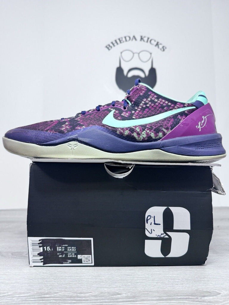 Size 15 - Nike Kobe 8 System “Pit Viper” 2013 (555035-502) Preowned Authentic