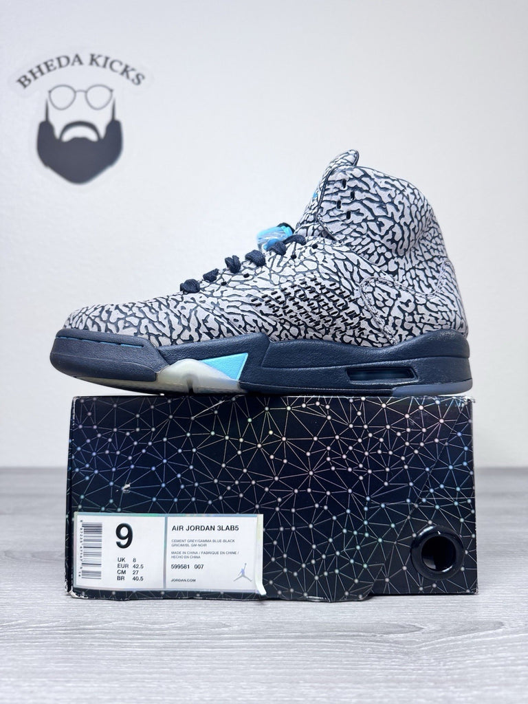 Size 9 - Jordan 5 Retro 3Lab5 2013 599581-007 Preowned Authentic Rare