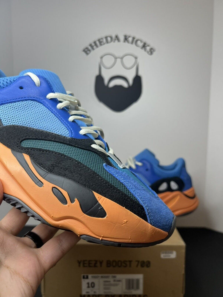 Adidas Yeezy Boost 700 Bright Blue GZ0541 OG Retro Preowned Authentic Size 10