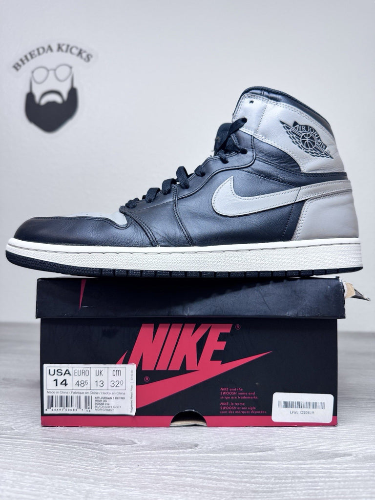 Size 14 - Air Jordan 1 Retro OG 2013 High Shadow 555088-014 Preowned Authentic