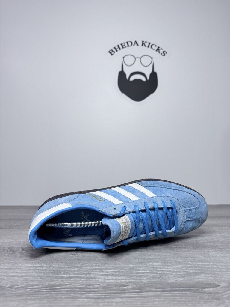 Size 14 - Adidas Handball Spezial Shoes 'Light Blue' BD7632 Preowned Authentic