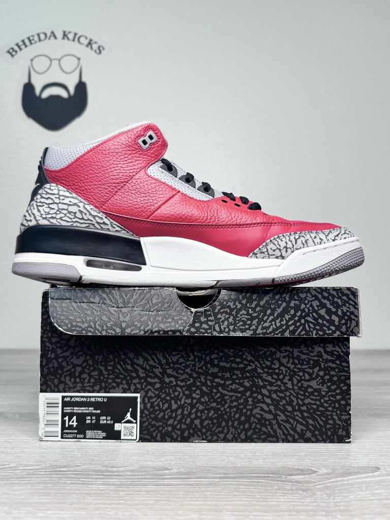 Size 14 - Jordan 3 Unite CHI Exclusive 2020 CU2277-600 Preowned Rare Authentic