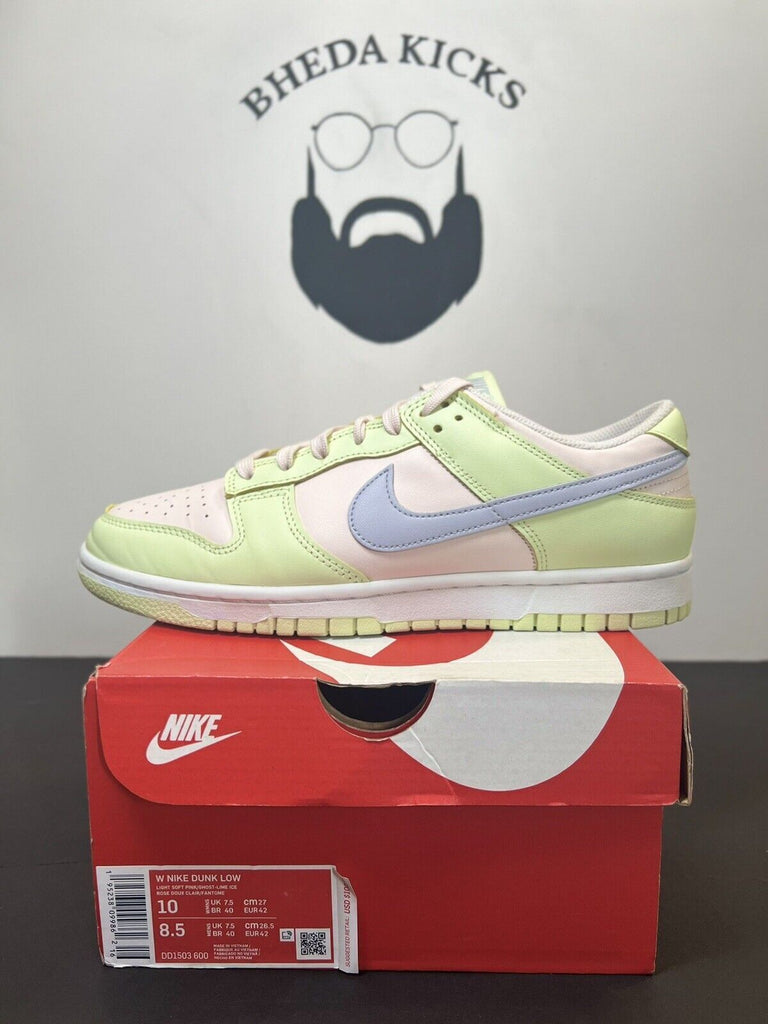 Women’s Nike Dunk Low “Lime Ice” Size 10W/8.5M (DD1503-600) Preowned Authentic