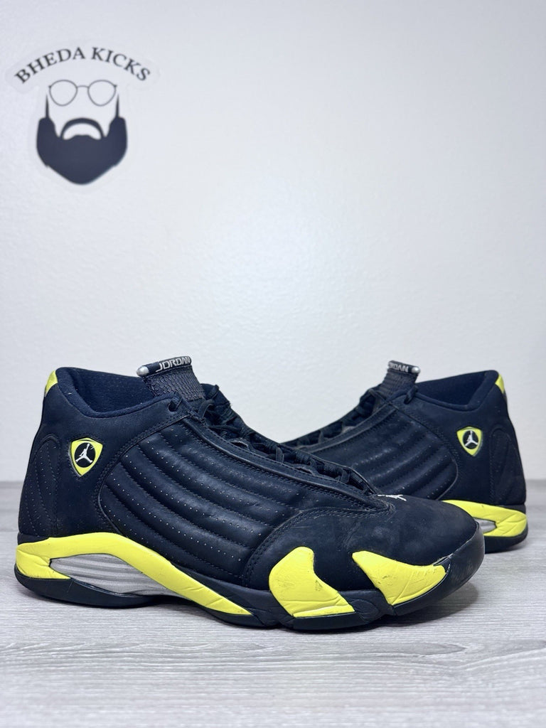 Size 13 - Air Jordan 14 Retro Thunder (487471-070) Preowned Authentic