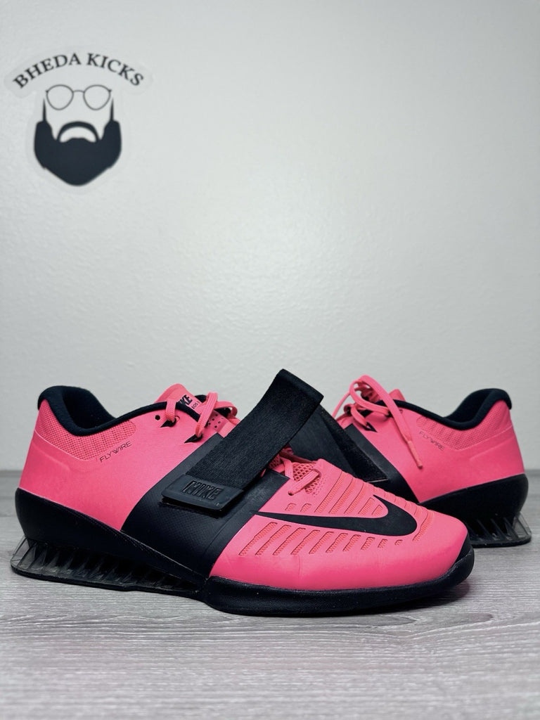 Size 15 - Nike Romaleos 3 Solar Red/Black 852933-602 Men's Weightlifting Shoes