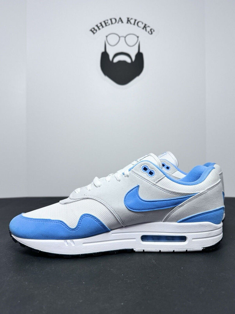 Nike Air Max 1 University Blue White Sneakers Shoes FD9082-103 Men’s Size 13