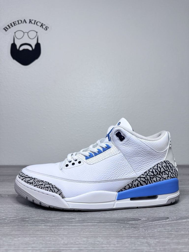 Size 16 - Nike Air Jordan 3 UNC White Blue Grey North Carolina CT8532-104