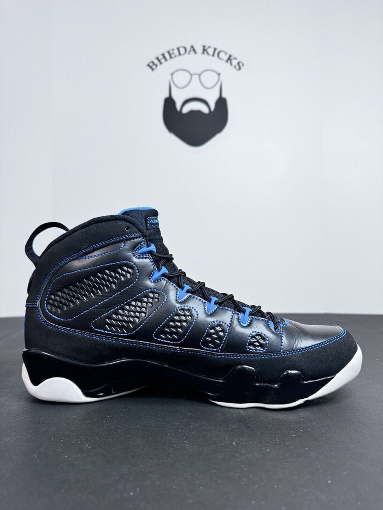 Nike Mens Air Jordan 9 302370-007 Photo Blue Black Preowned Men’s Size 13