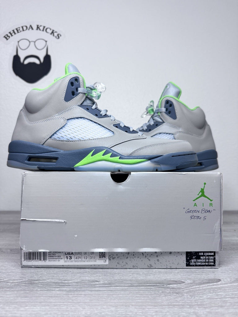 Size 13 - Jordan 5 Retro Green Bean 2022 DM9014-003 Preowned Authentic