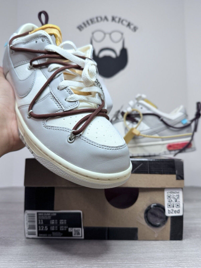 Size 11 - Nike Off-White x Dunk Low 'Lot 46 of 50' DM1602-102 NEW DS