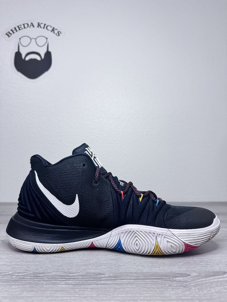 Size 15 - Nike Kyrie 5 Friends Mens Shoes Basketball Sneakers Black AO2918-006