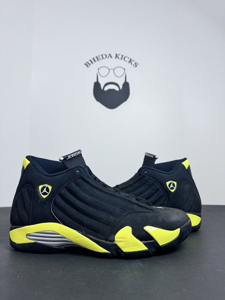 Nike Air Jordan Retro 14 Thunder 2014 487471-070 Preowned Men’s Size 12.5