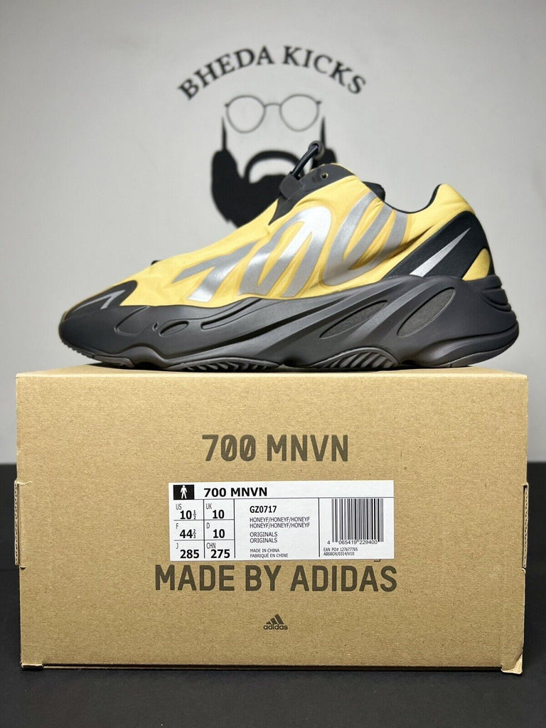 Adidas Yeezy Boost 700 MNVN Honey Flux Mens Size 10.5 GZ0717 Preowned Og Rare