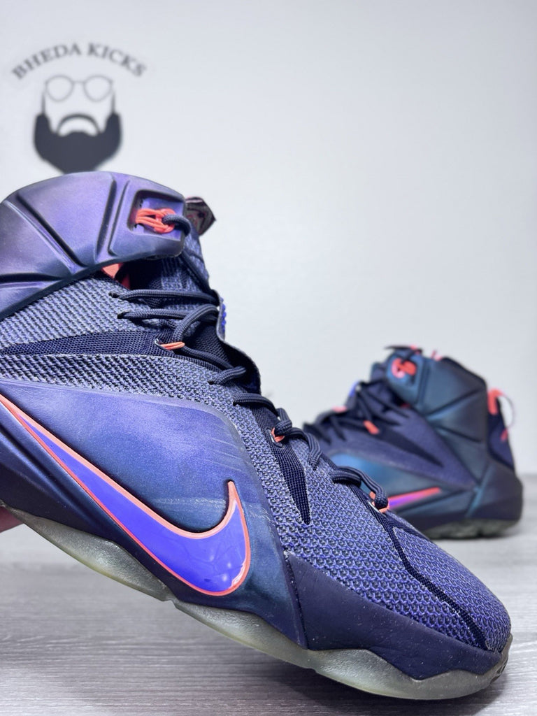 Size 15 - Nike LeBron 12 Instinct 684593-583 Preowned Authentic Og Rare