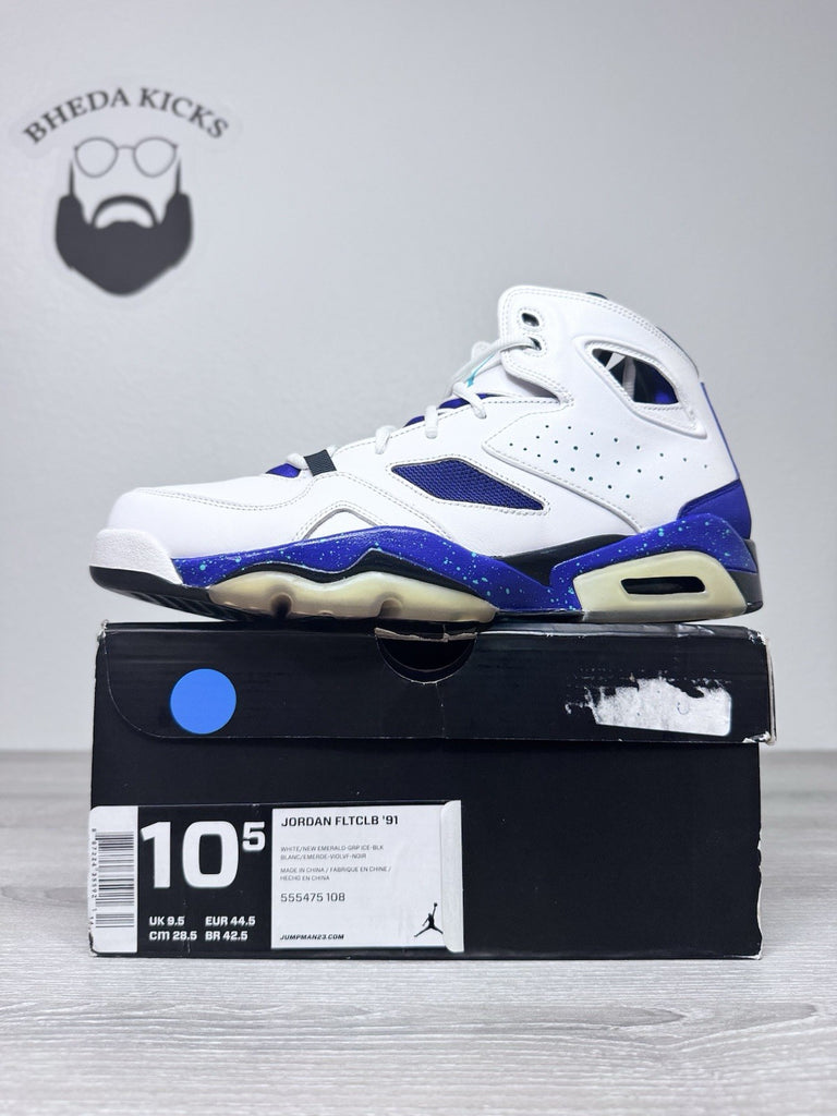 Size 10.5 - Nike Air Jordan Flight Club '91-555475-108 Men White Basketball NEW