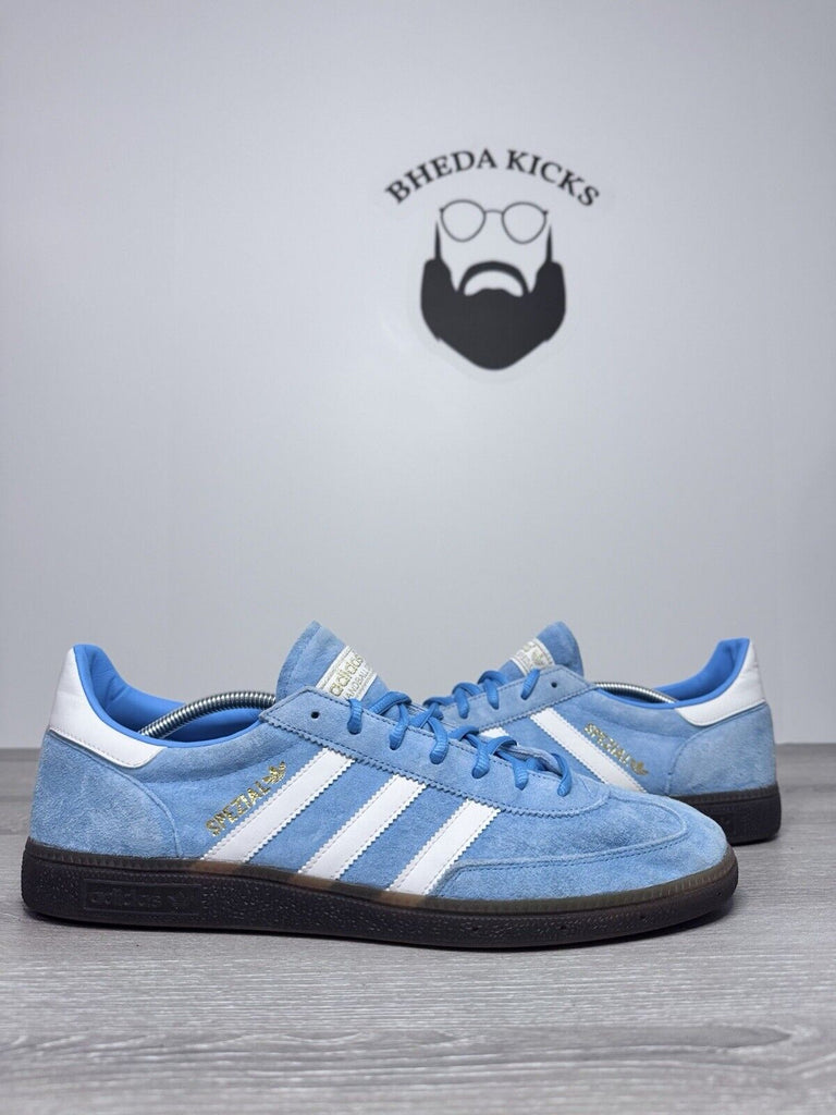 Size 14 - Adidas Handball Spezial Shoes 'Light Blue' BD7632 Preowned Authentic