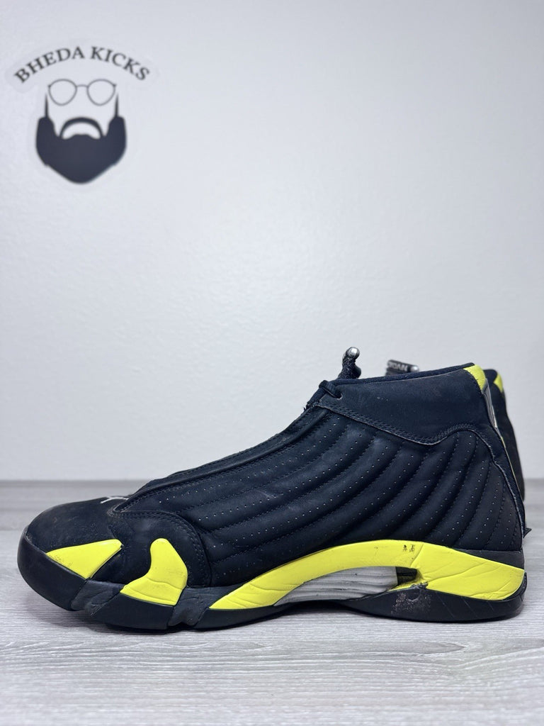 Size 13 - Air Jordan 14 Retro Thunder (487471-070) Preowned Authentic