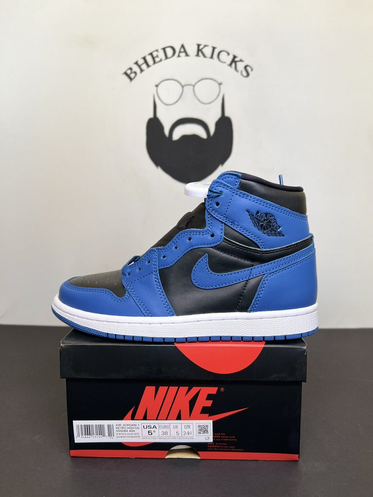 Nike Air Jordan 1 Retro High OG Size 5.5 MENS (555088-404) Dark Marina Blue Rare