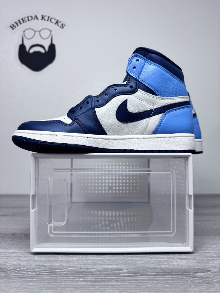 Size 8.5 - Air Jordan 1 Obsidian UNC Men's 555088-140 Brand New