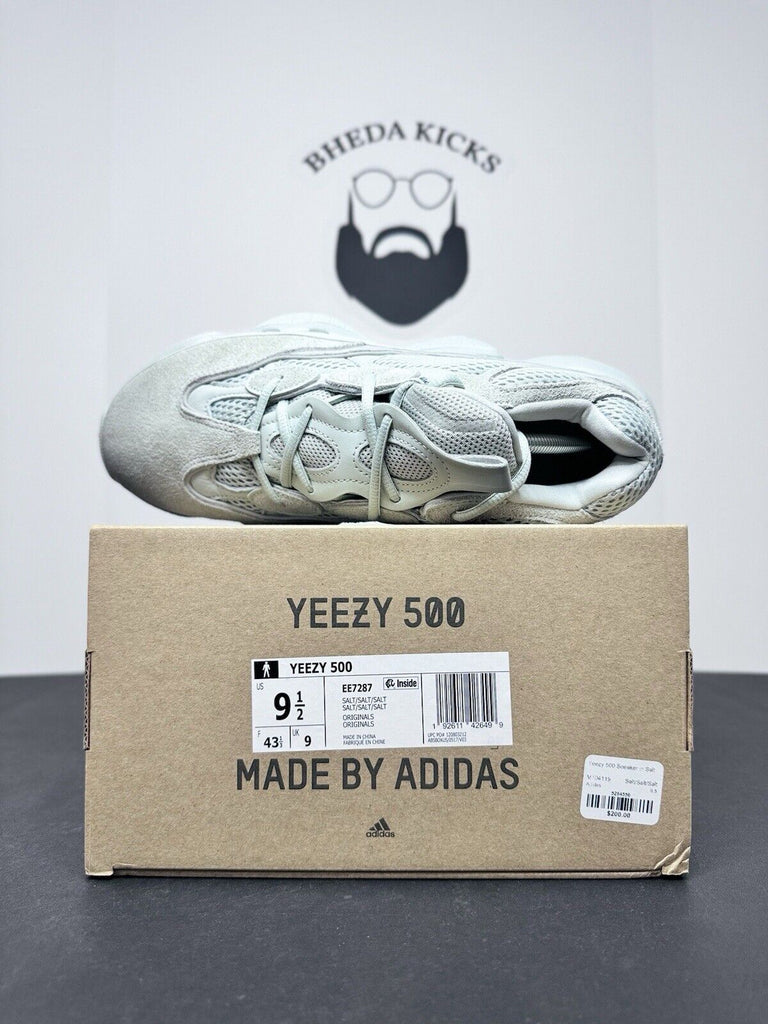 Adidas Yeezy 500 Salt EE7287 Kanye West Suede Sneakers Preowned Men’s Size 9.5