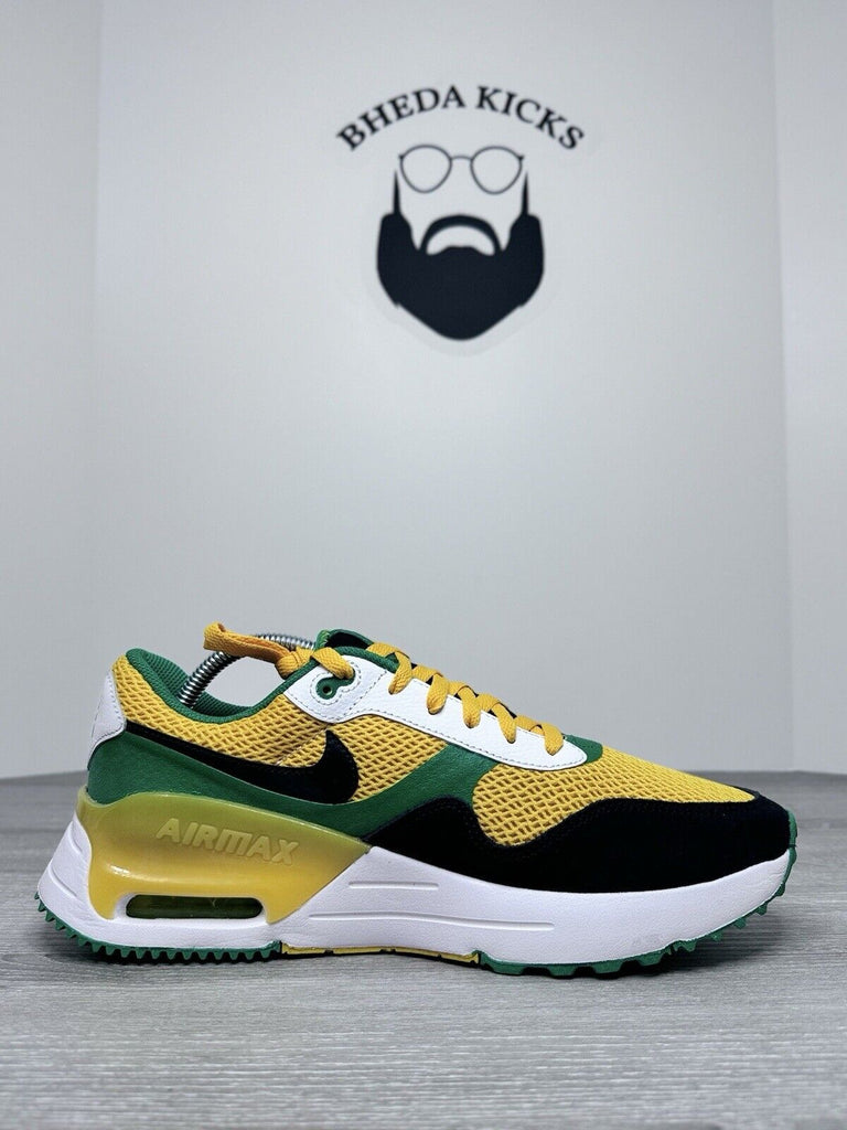 Size 9 - Nike Air Max SYSTM 'Oregon' Shoes Sneakers Yellow Green DZ7738-700 DS