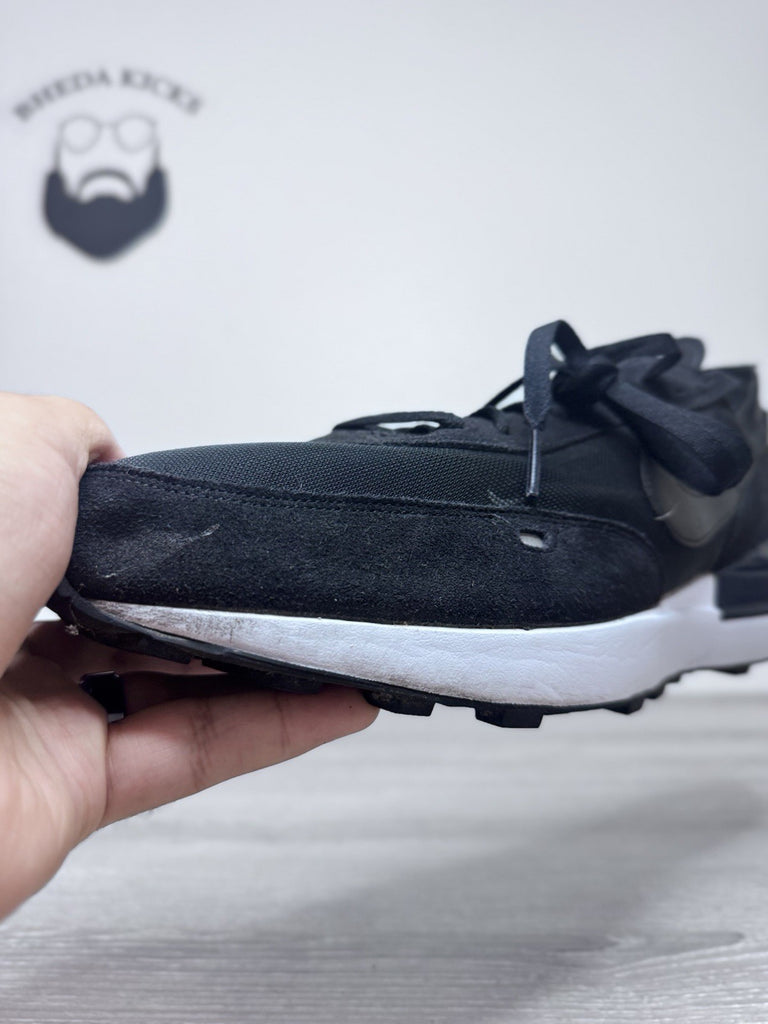 Size 15 - Nike Waffle One DA7995-001 Sneakers Black White Athletic Running Shoes