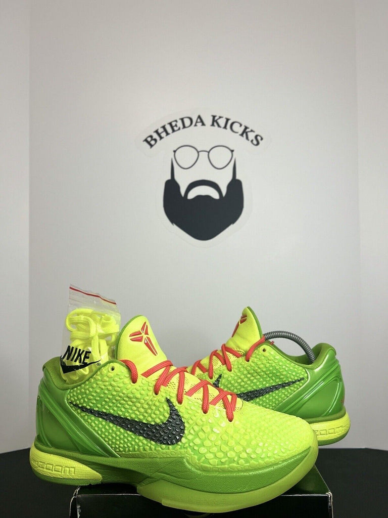 Nike Zoom Kobe 6 Protro 'Grinch' CW2190-300 Preowned Og Rare Men’s Size 8.5