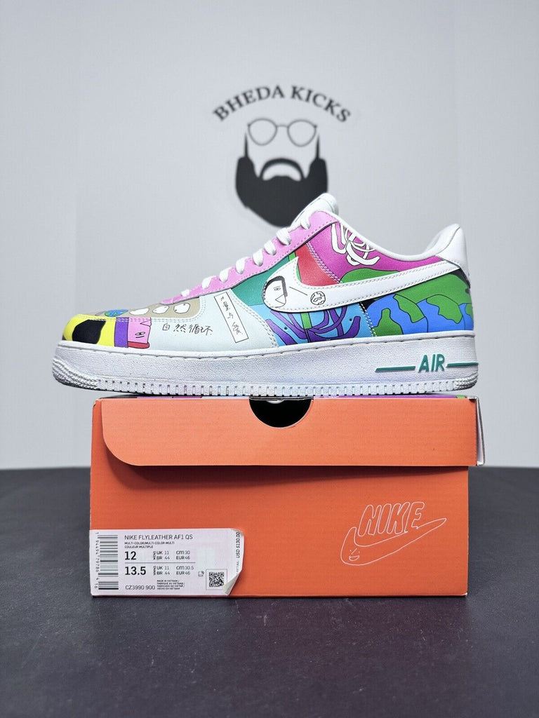 Nike Air Force 1 Low x Ruohan Wang Multi-Color 2020 CZ3990 900 Men's Size 12